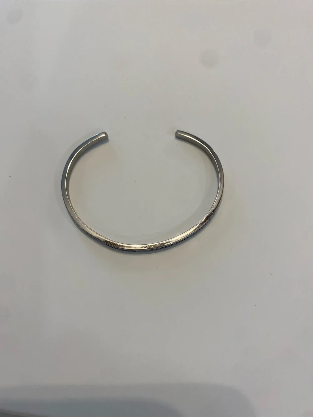 Mermaid Kisses Starfish Wishes Silver Cuff Bracelet